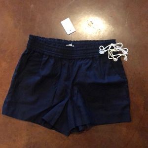 New J crew navy pull on shorts size 2